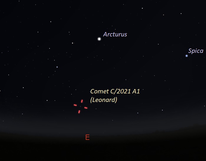 comet leonard visibility