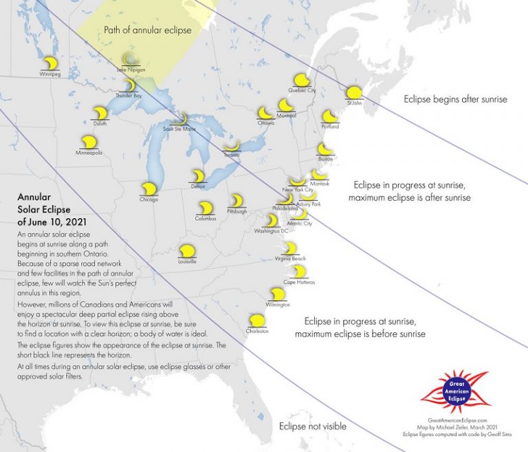 Annular solar eclipse on June 10, 2021 | Tonight | EarthSky