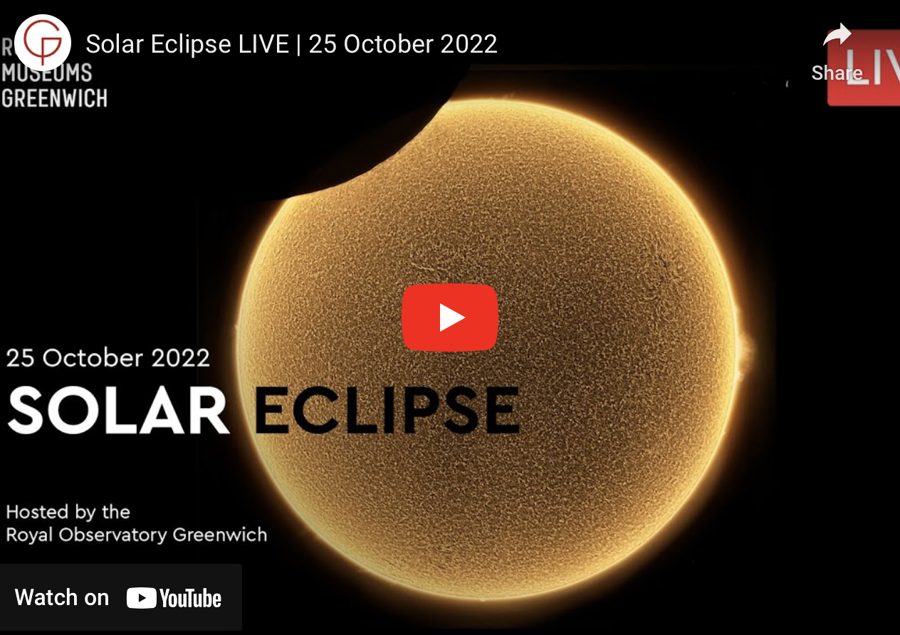 Partial solar eclipse October 25, 2022: Watch online