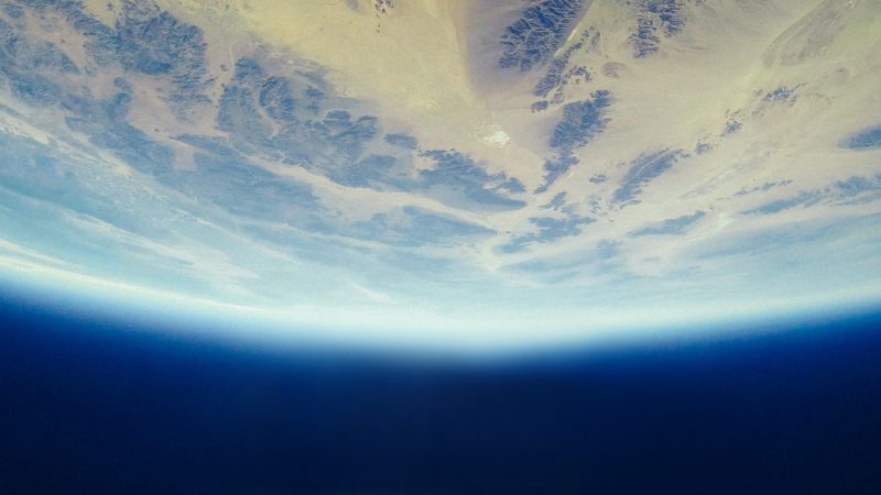 La Tierra, vista desde abajo.
