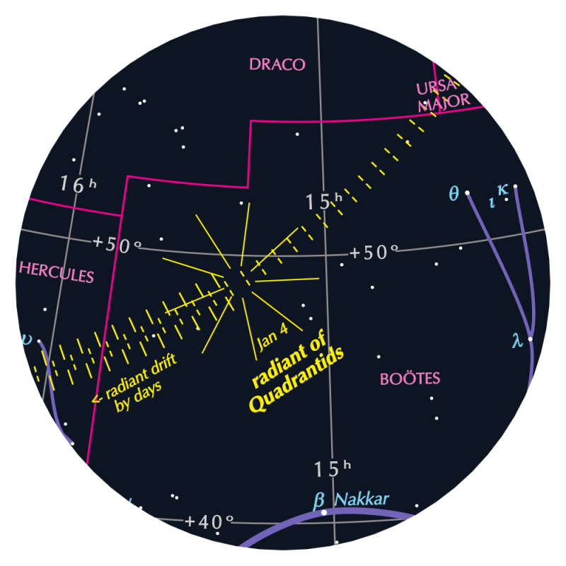 2024 Quadrantid meteor shower to peak January 34 The News Beyond Detroit