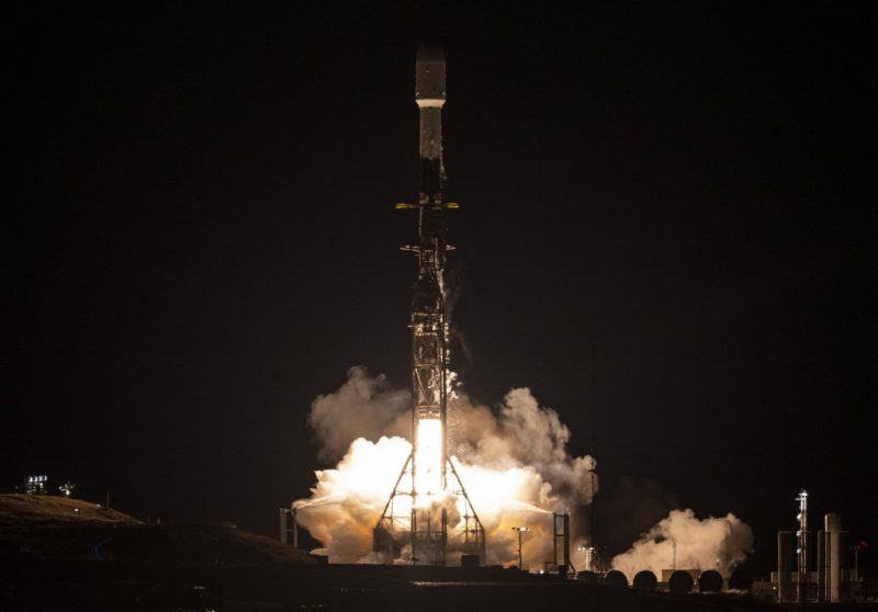 SWOT: Nighttime space launch