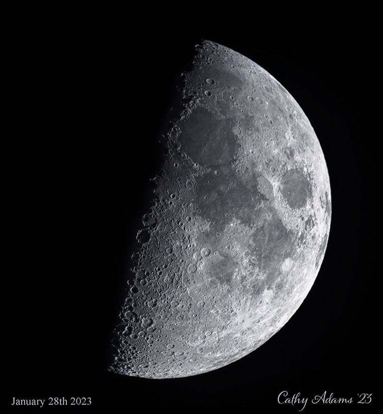 EarthSky | The moon's terminator line divides night and day