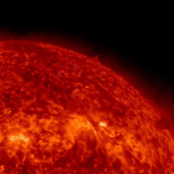 February 24, 2023 Sun activity shows a filament explosion.