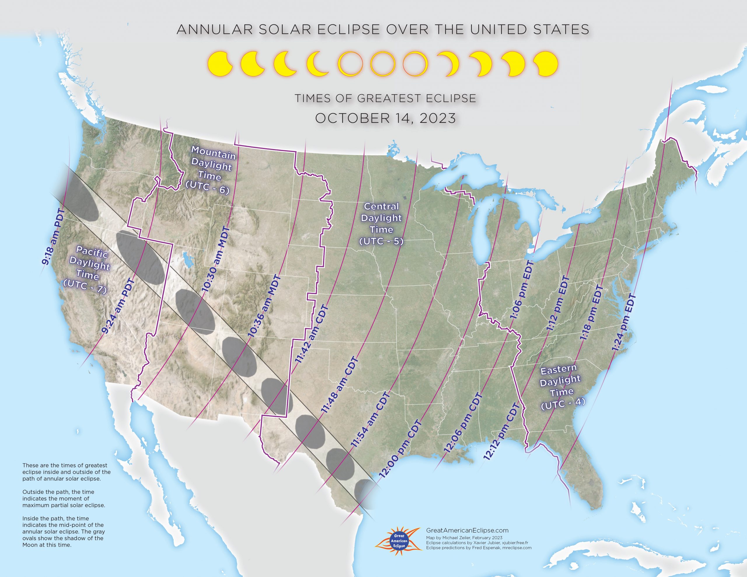 Annular solar eclipse of October 14, 2023