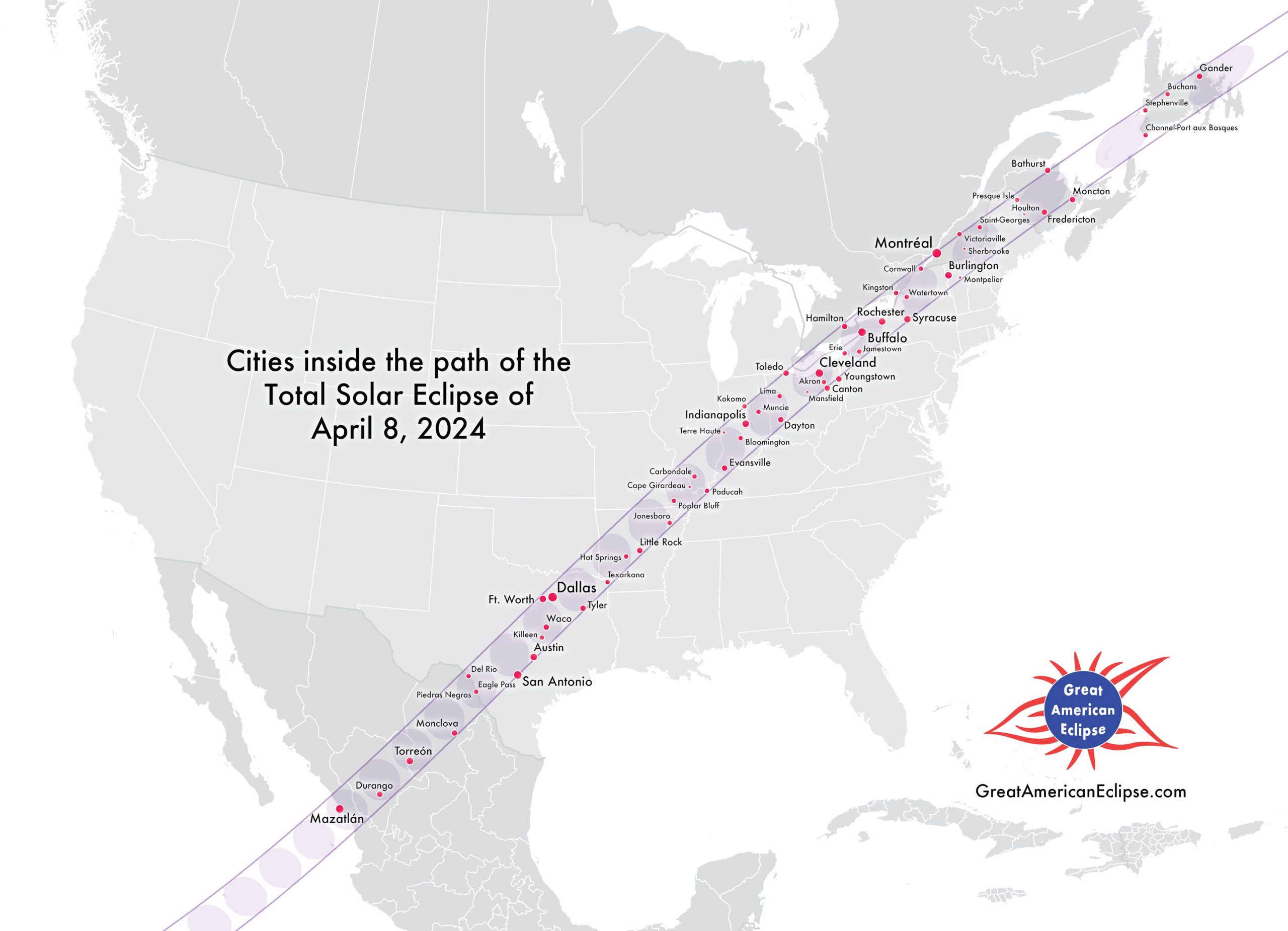 Total solar eclipse in North America April 8, 2024