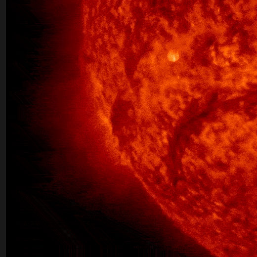 March 2, 2023 Sun activity shows a filament exploding.
