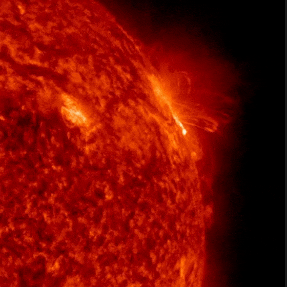 March 4, 2023 Sun activity shows an M flare and beautiful prominences.