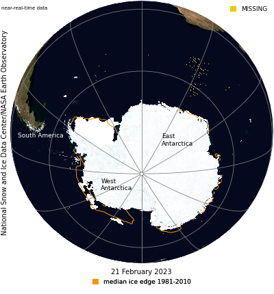Image showing the Antarctic continent.