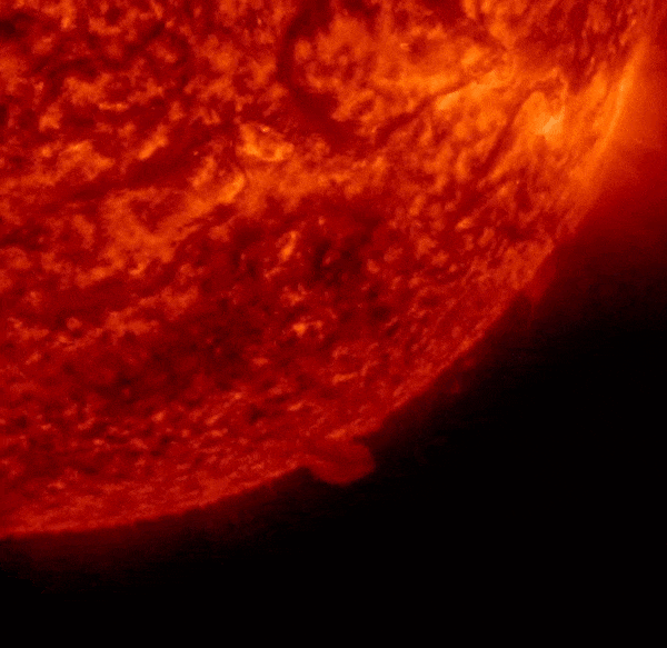 April 24, 2023 Sun activity shows an exploding filament and CME.