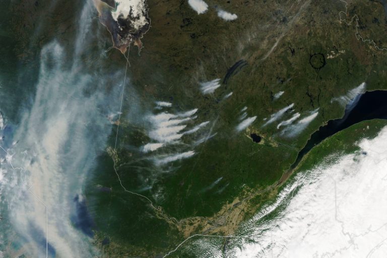 Canadian wildfire smoke covers northeastern US Entire Strength