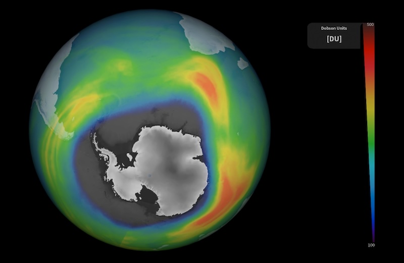 Озоновая дыра 2023 года — одна из крупнейших когда-либо зарегистрированных.  Почему?