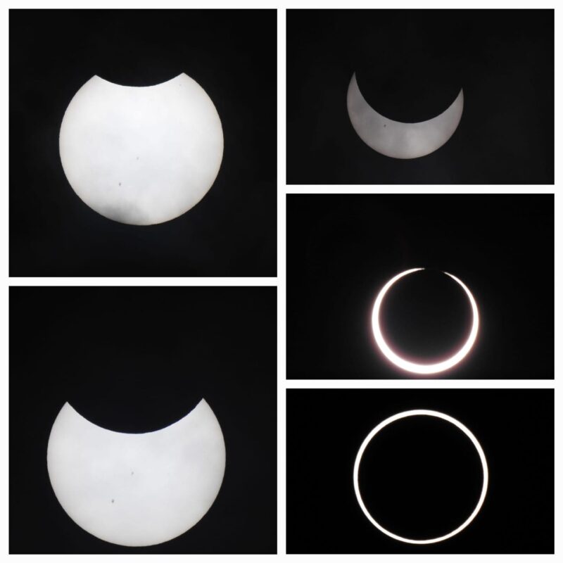 Eclipse photos here! Annular solar eclipse October 14, 2023 My Space