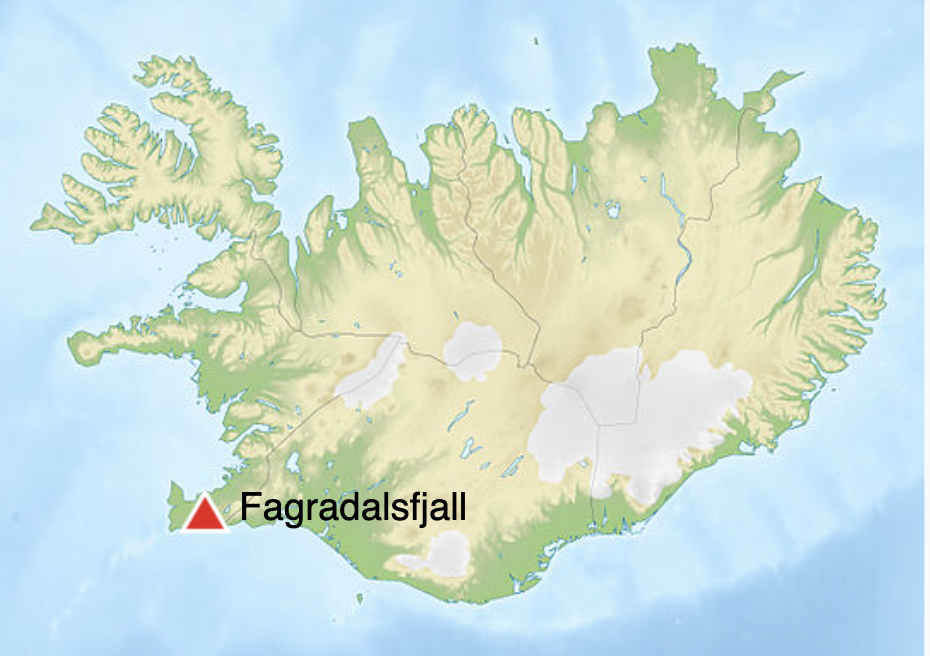 Fagradalsfjall Volcano In Iceland 