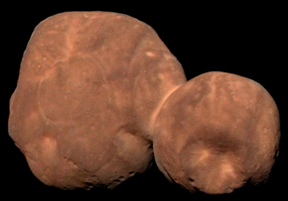 Two brown rocks connected. The one on the left is bigger.