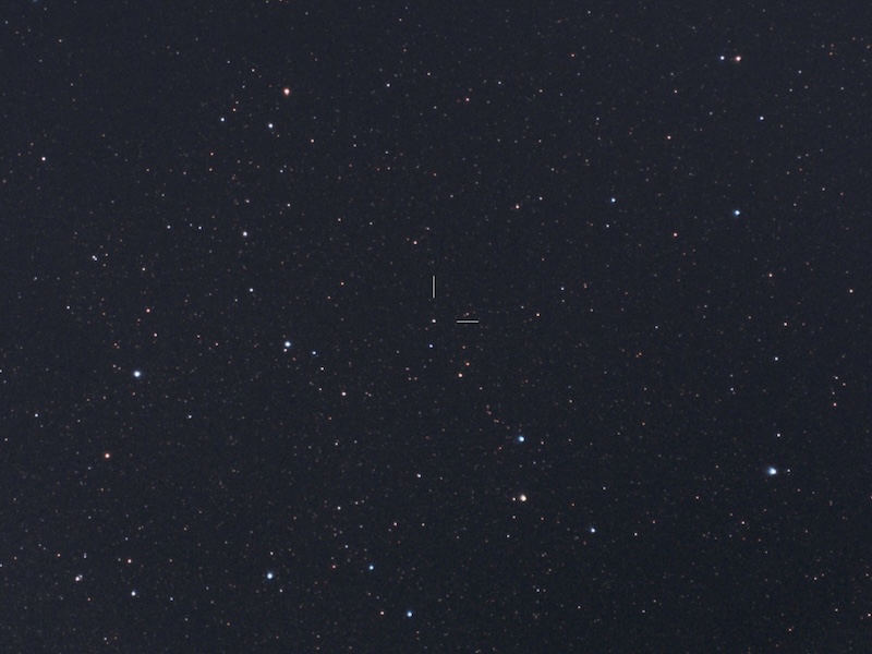 An annotated star indicating a nova in Lupus.