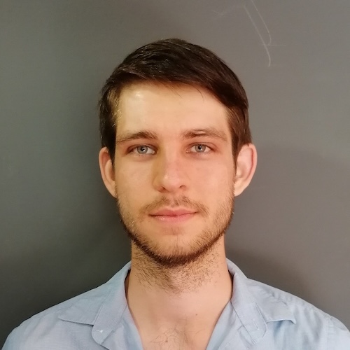 Man with short hair, beard and moustache.