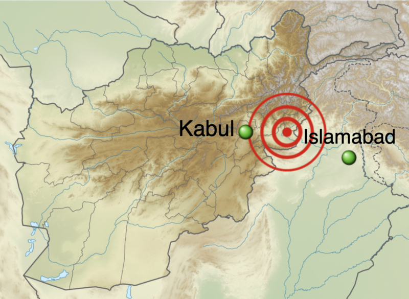 Afghanistan earthquake impassable roads inclement weather