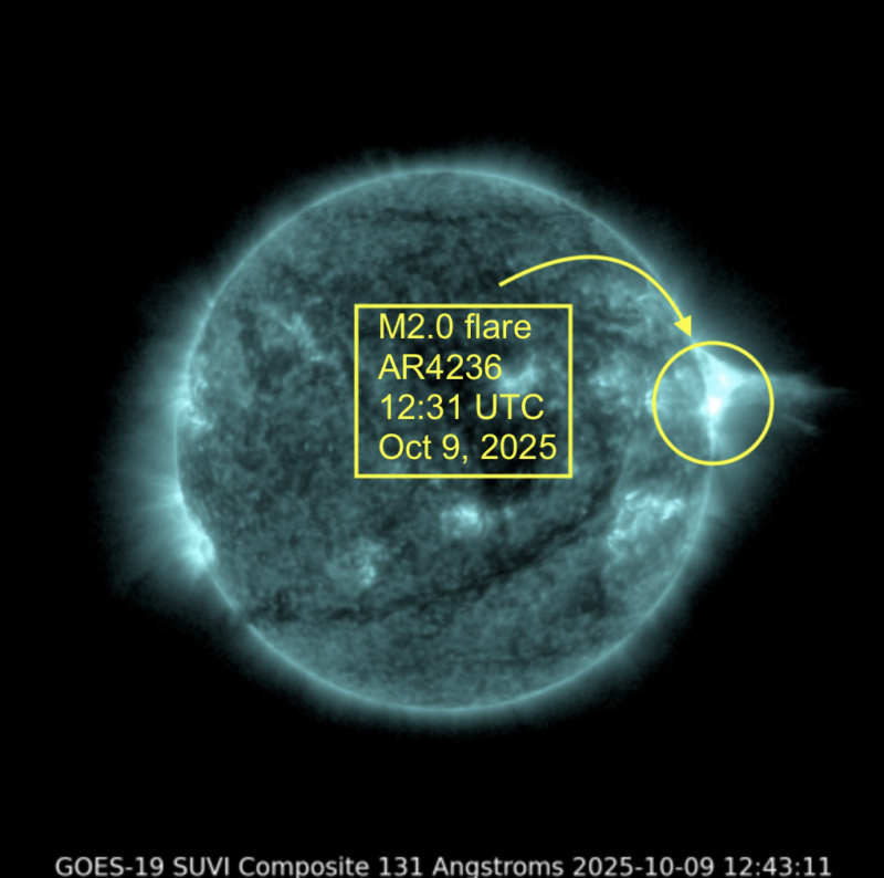 Sun news: Sun activity bumps up to moderate