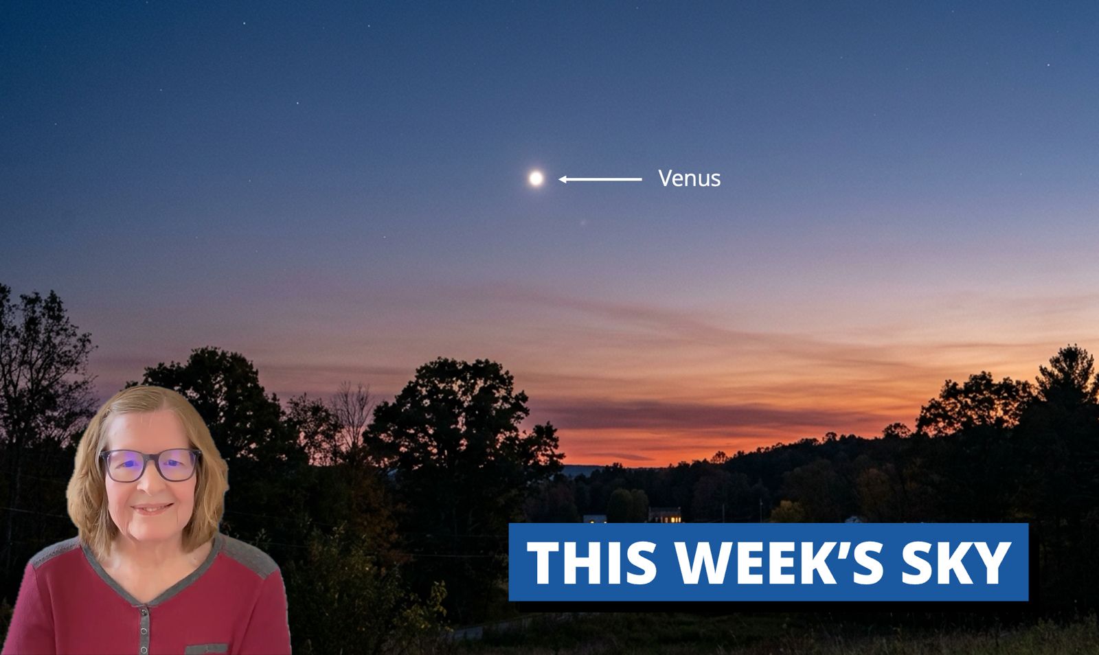 Vênus mais brilhante no céu noturno esta semana