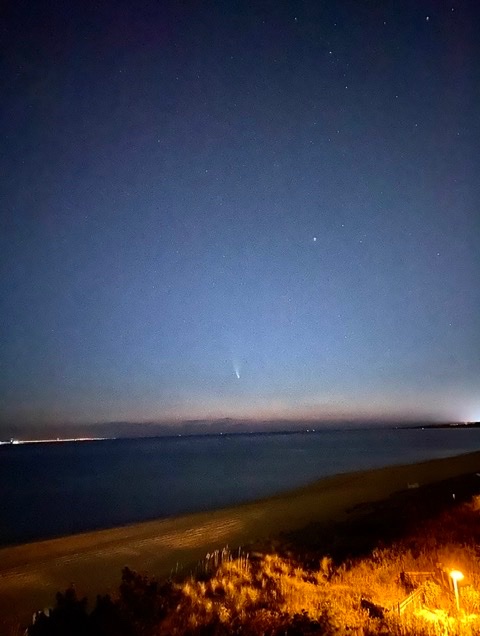 Community photo entitled  by Howard Fleischer on 07/12/2020 at Looking to the Northeast over the mouth of the Chesapeake Bay