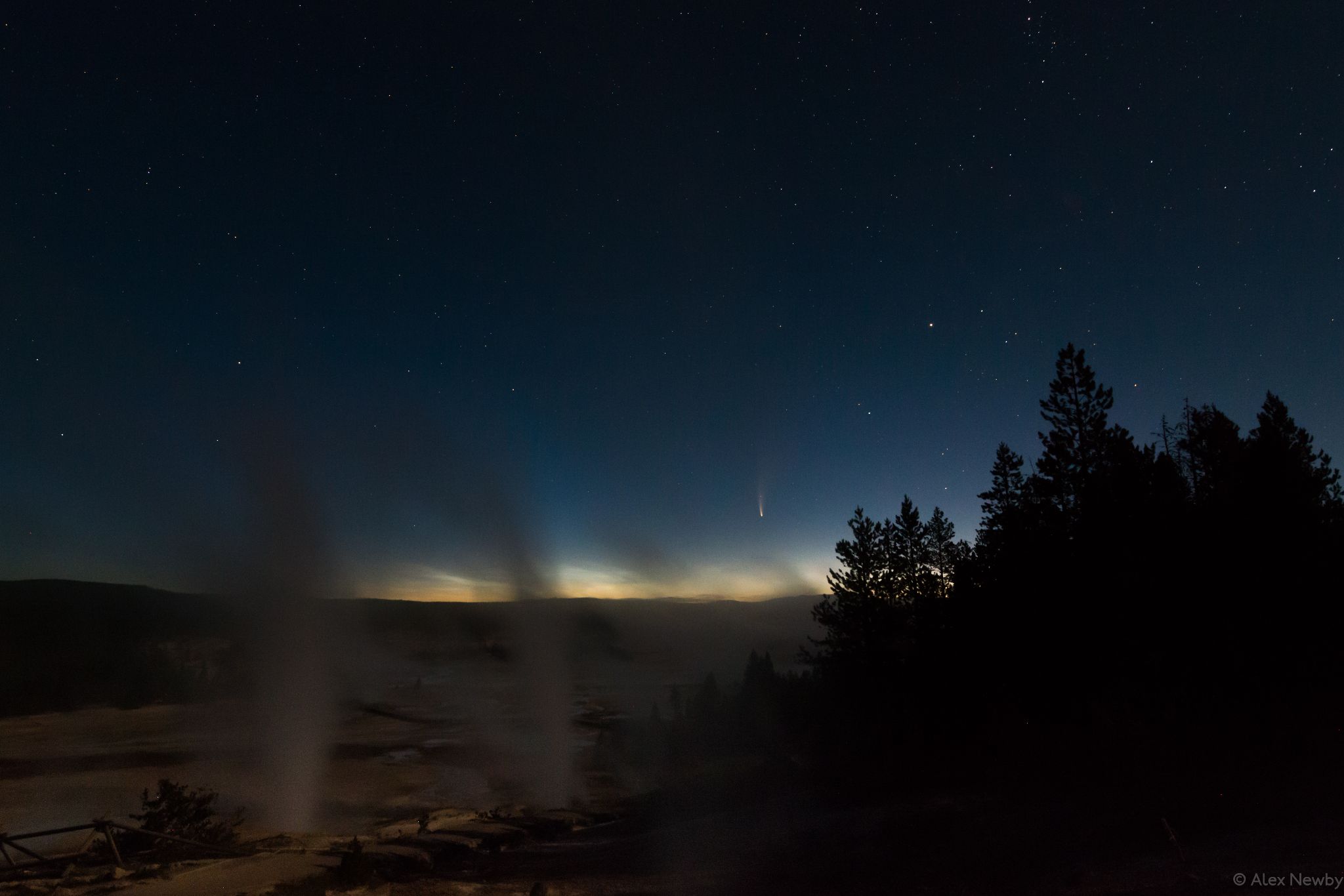 Community photo entitled  by Alex Newby on 07/12/2020 at Porcelain Geyser Basin, Yellowstone National Park, WY