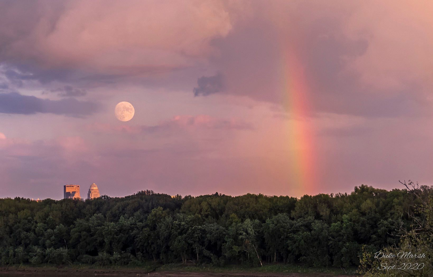 Community photo by Duke Marsh | Looking towards Louisville, KY