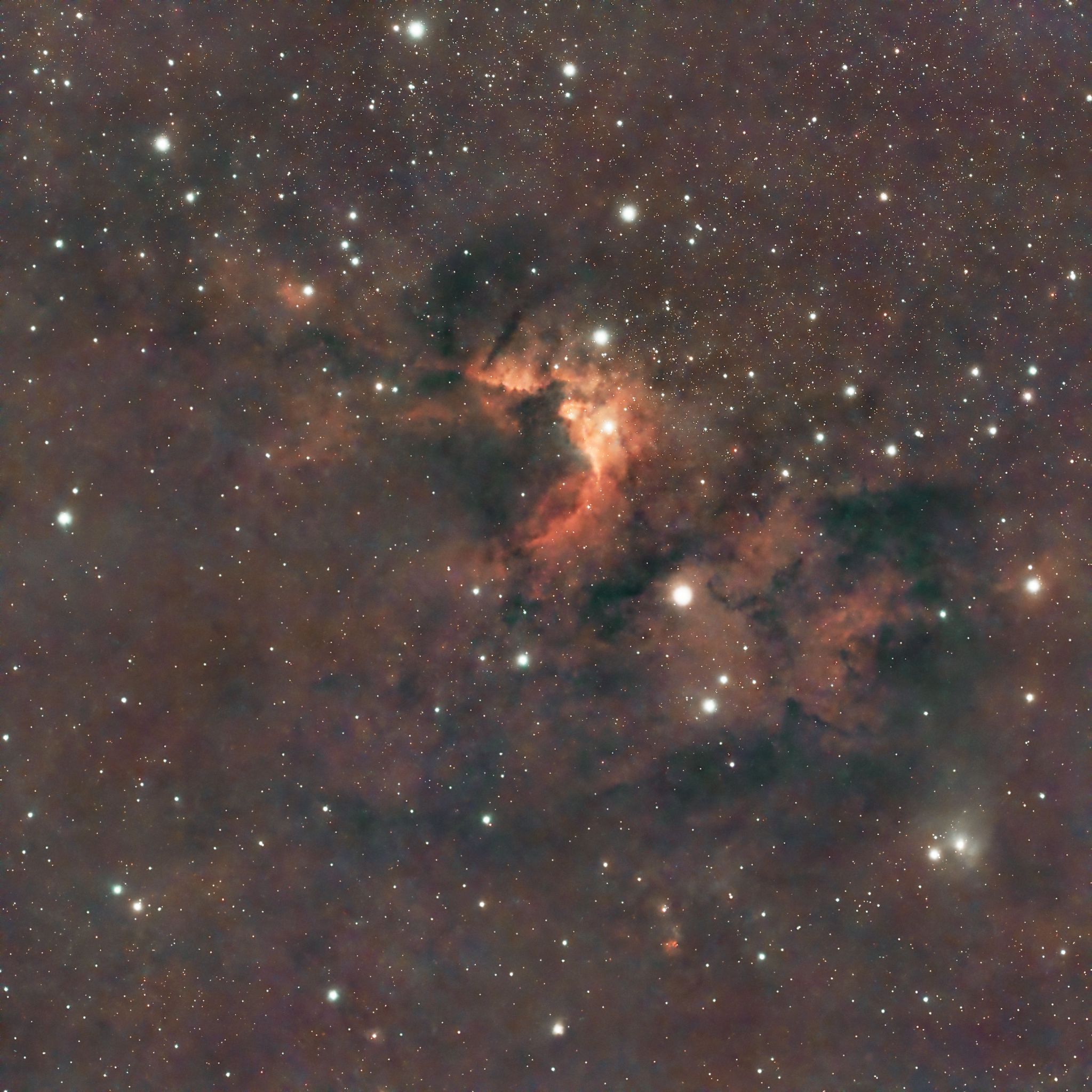 Диффузная туманность. Nebula sh2-258.
